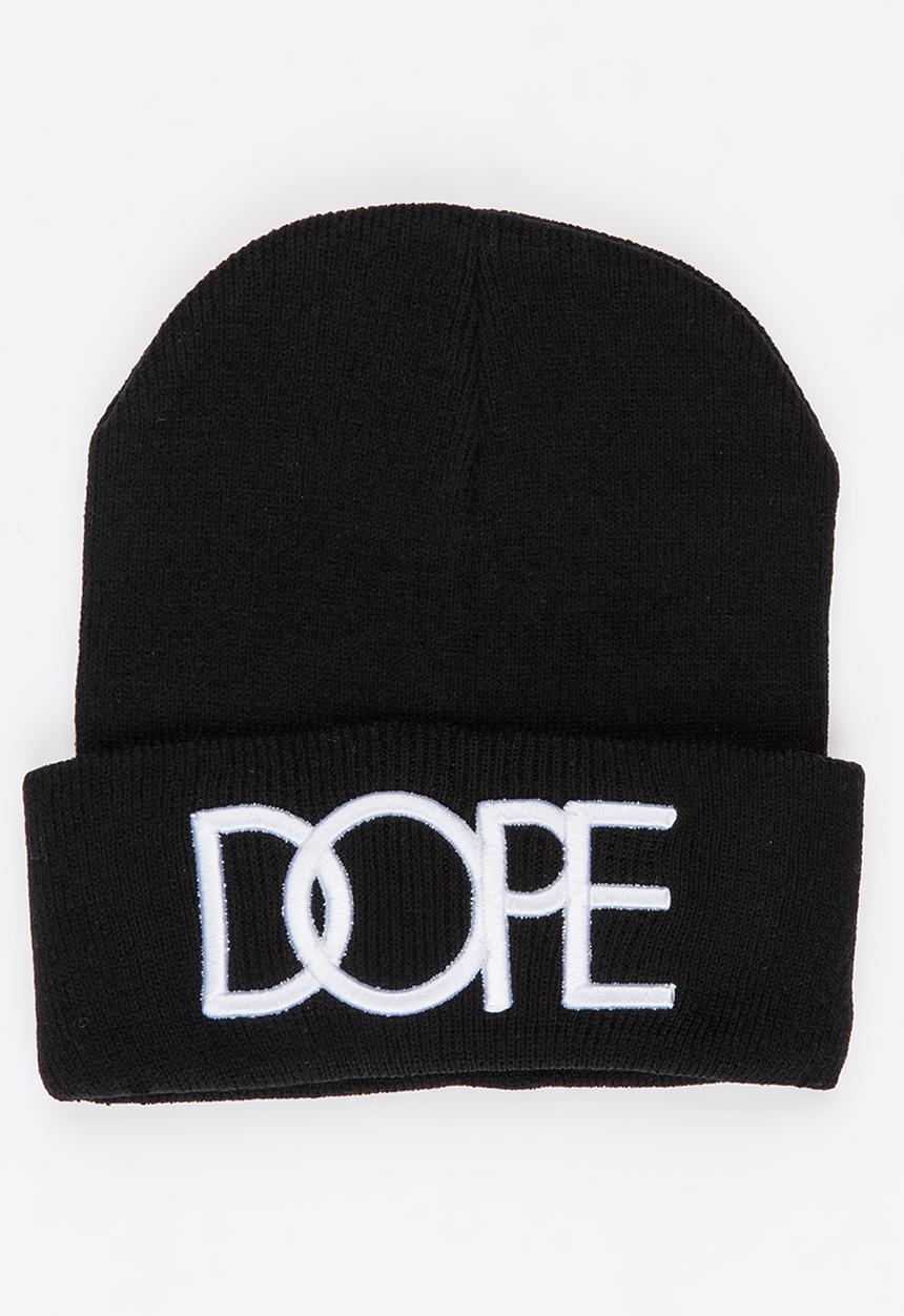 Pop Candy - Printed Beanie Black