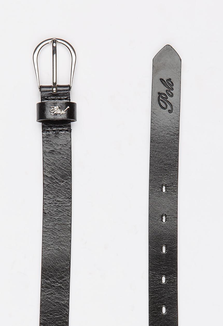 POLO - Leather Zoe Belt Black