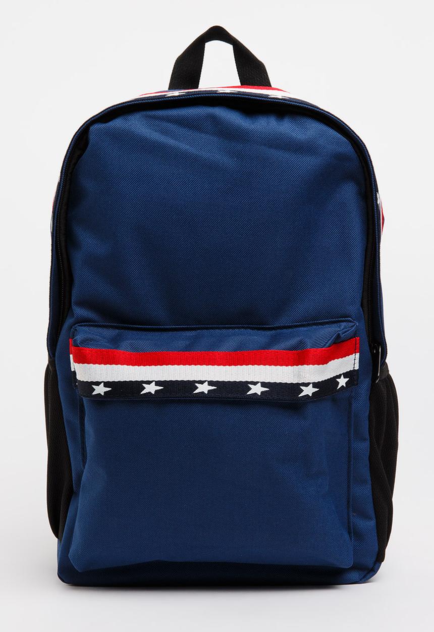 Pop Candy - Printed  Backpack Navy