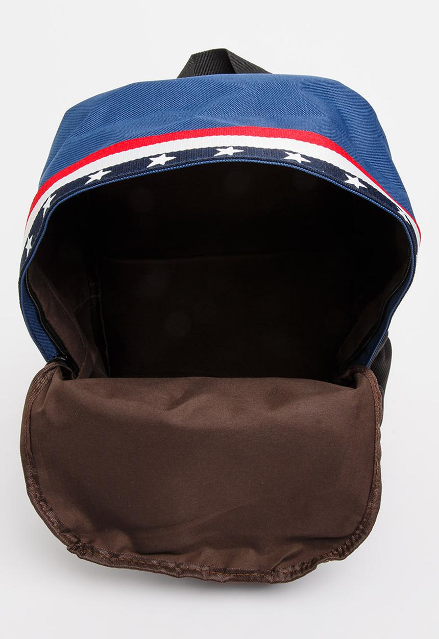 Pop Candy - Printed  Backpack Navy