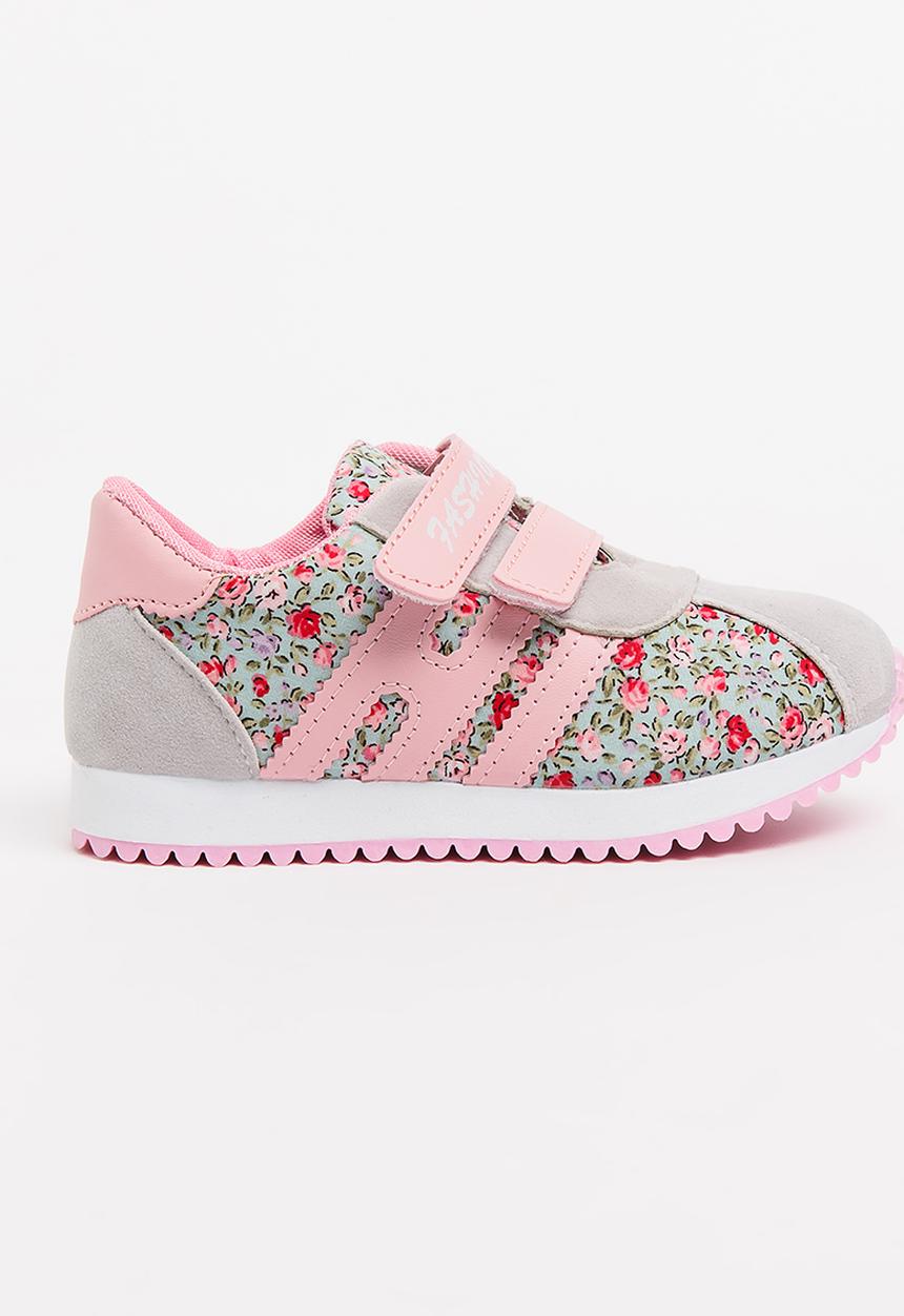 Pop Candy - Girls Canvas Sneaker Pale Pink