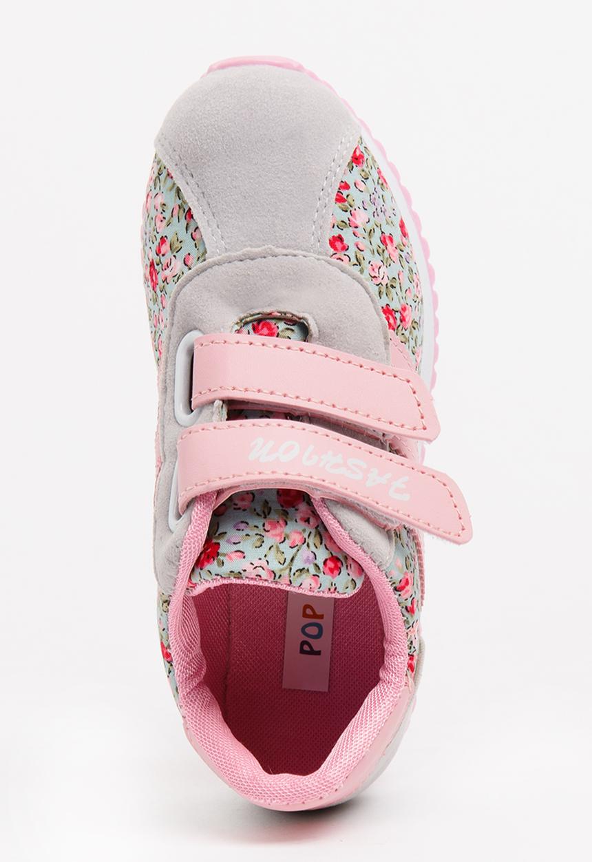 Pop Candy - Girls Canvas Sneaker Pale Pink