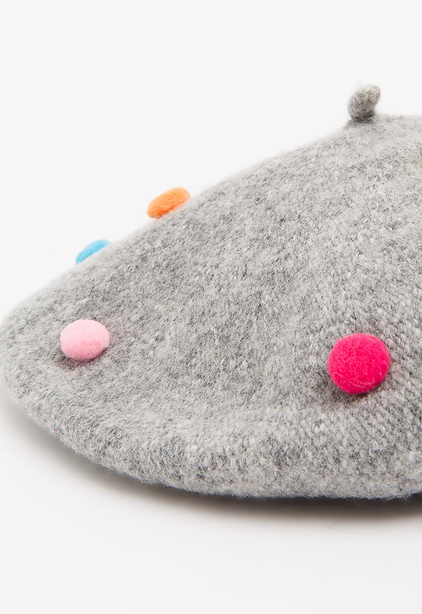 Pop Candy - Girls Beret Grey