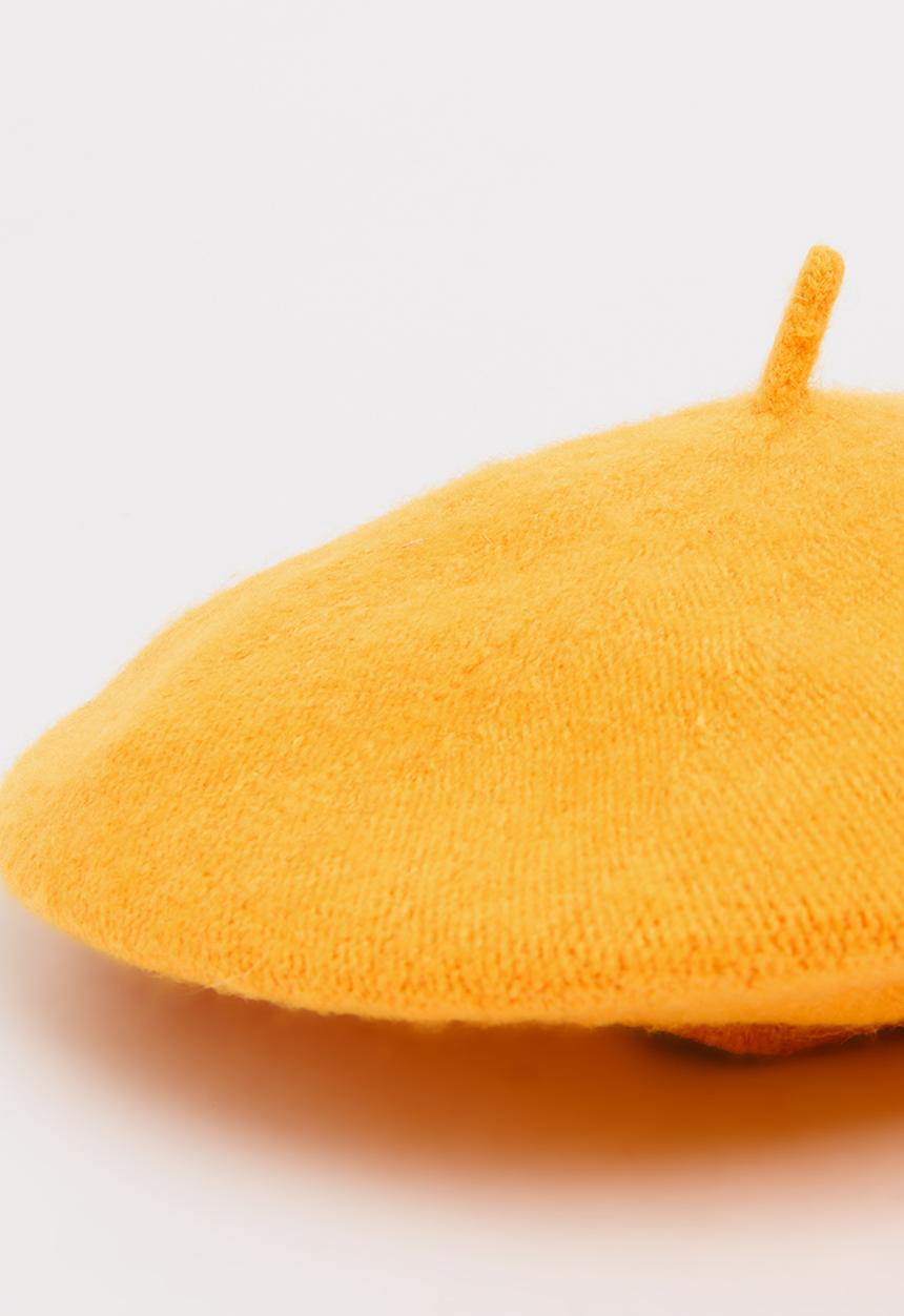 Pop Candy - Girls Beret Yellow