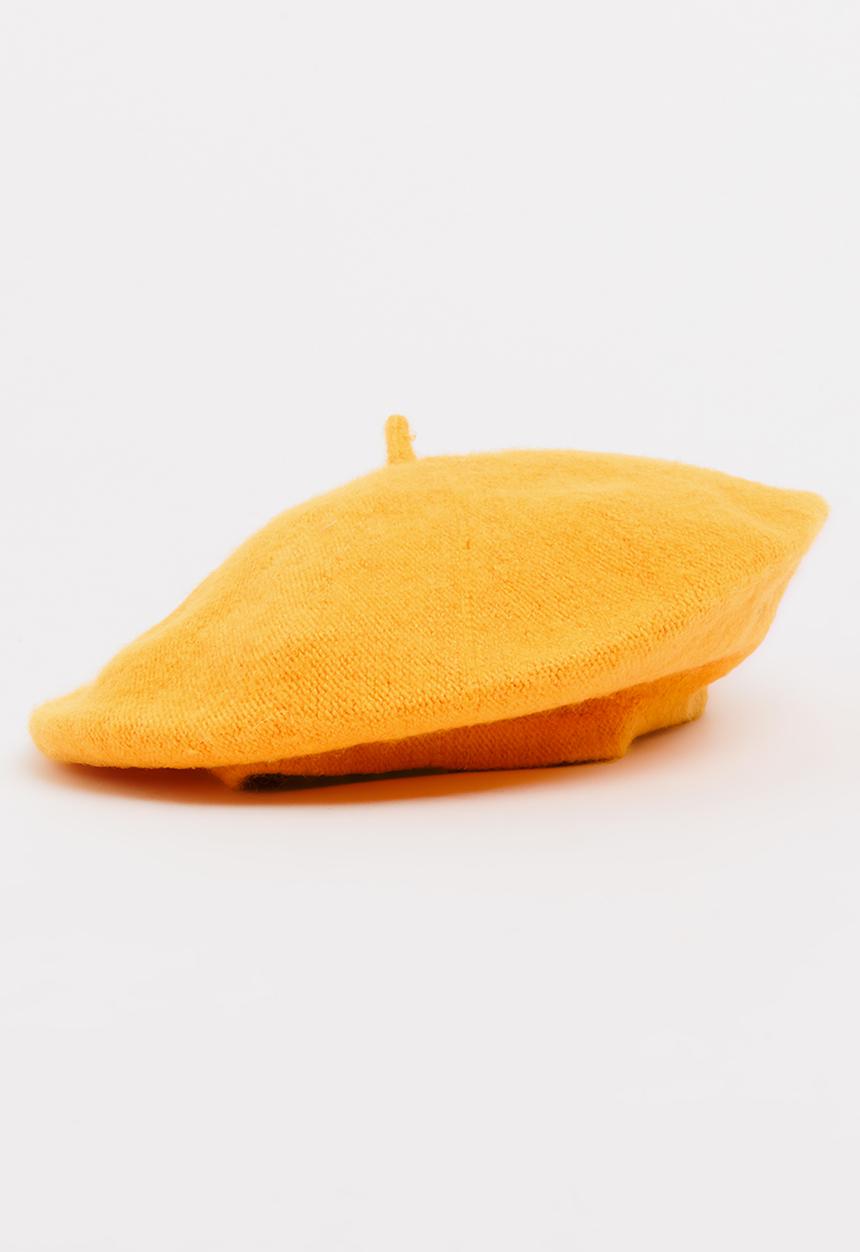Pop Candy - Girls Beret Yellow
