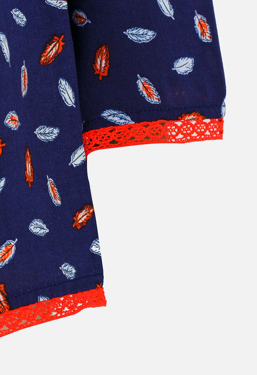 Rebel Republic - Playsuit with Shirring Detail Multi-colour