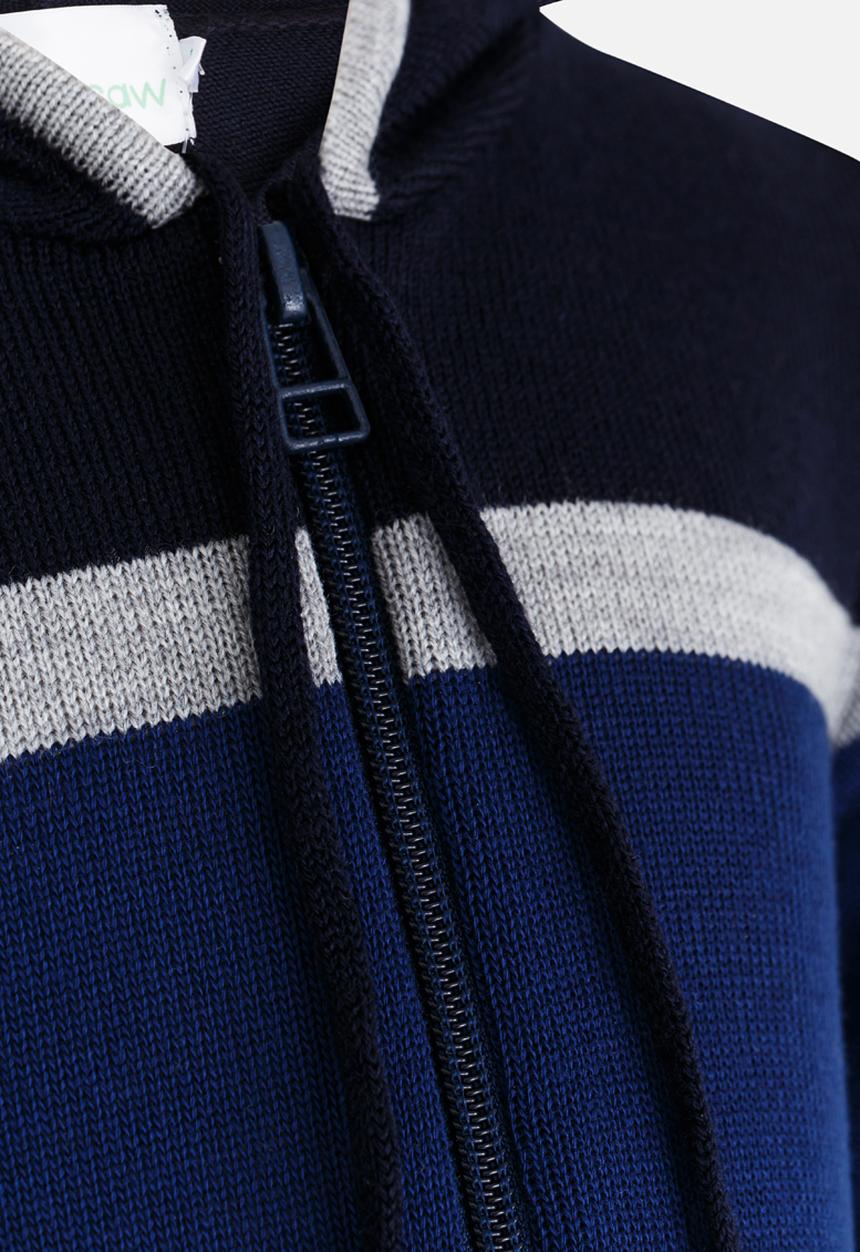 See-Saw - Zip Through Long Sleeve Hoodie Cardigan Navy