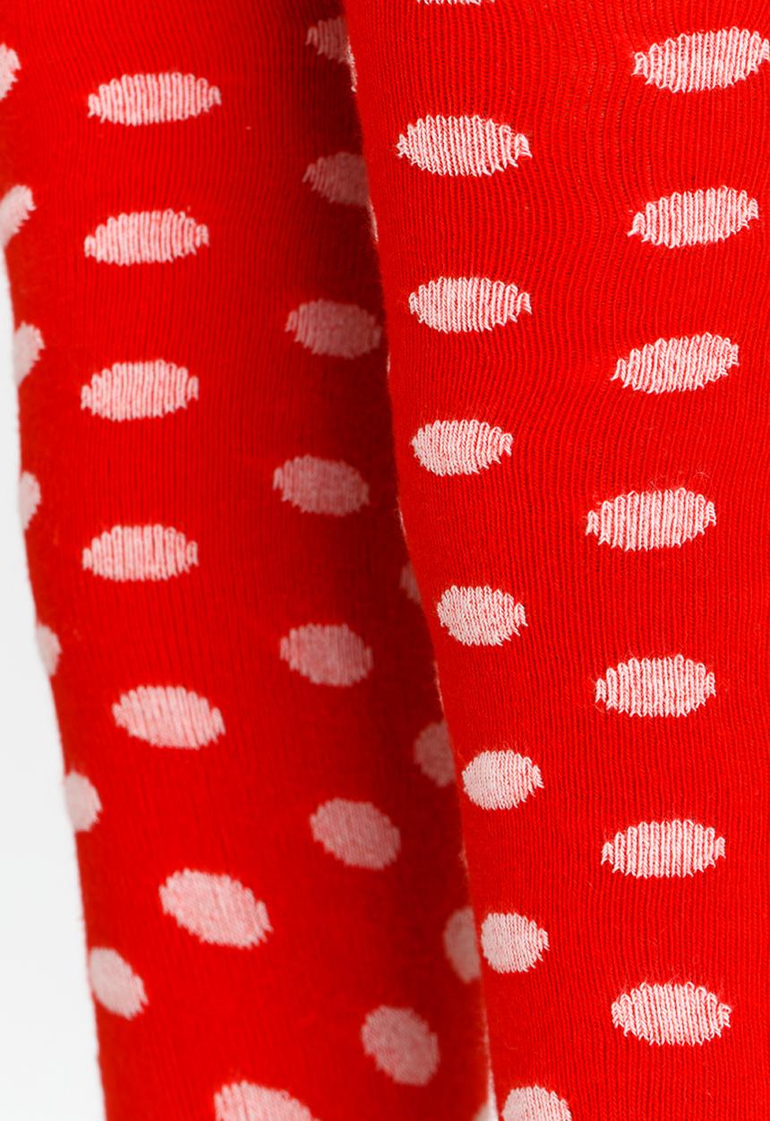 Soobe - Girls Polka Dot Socks Red
