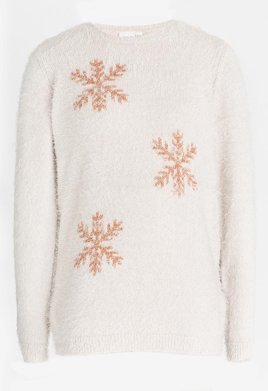Name It - Girls Knitted Top Beige