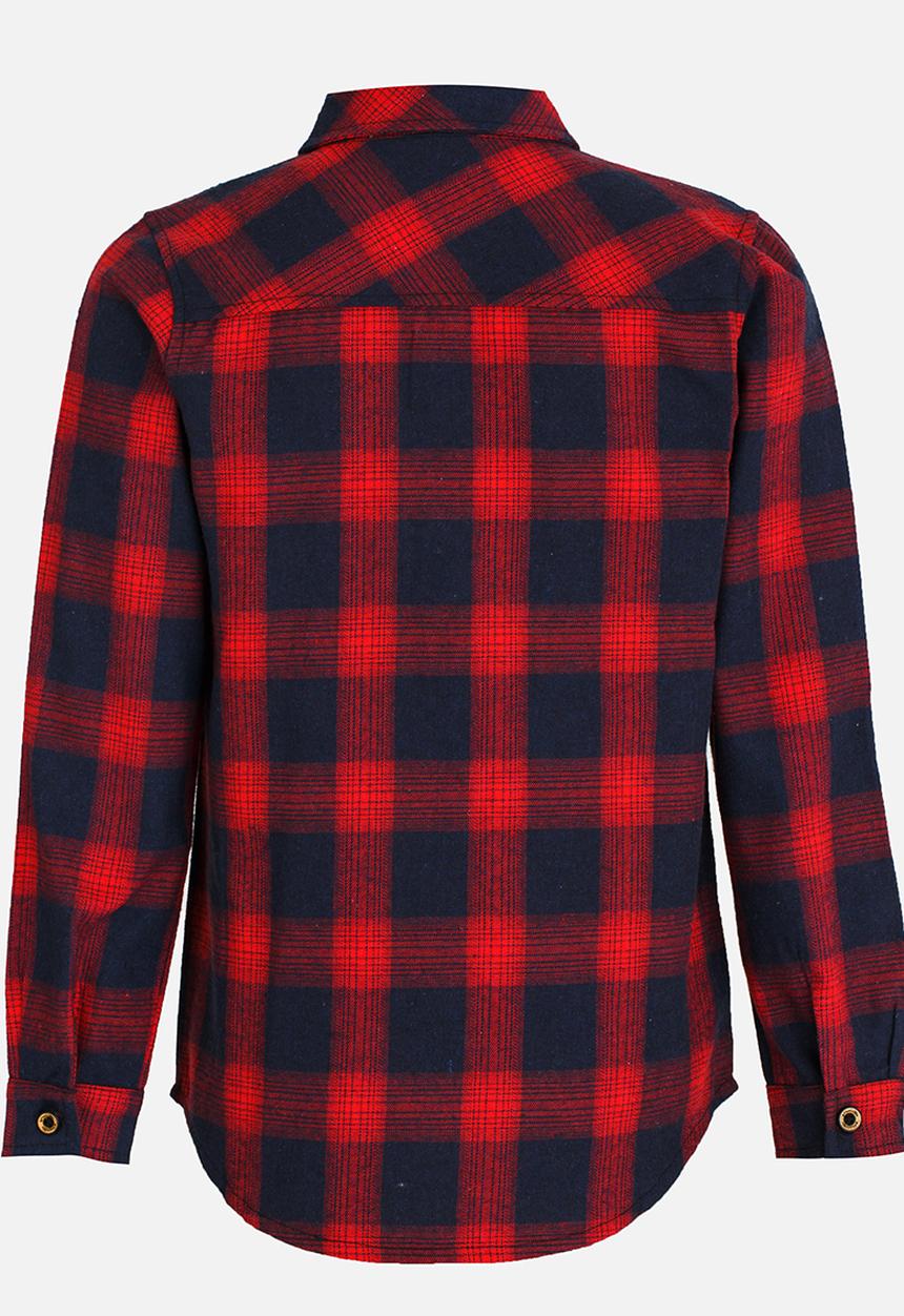 Pop Candy - Boys Long Sleeve Shirt Red