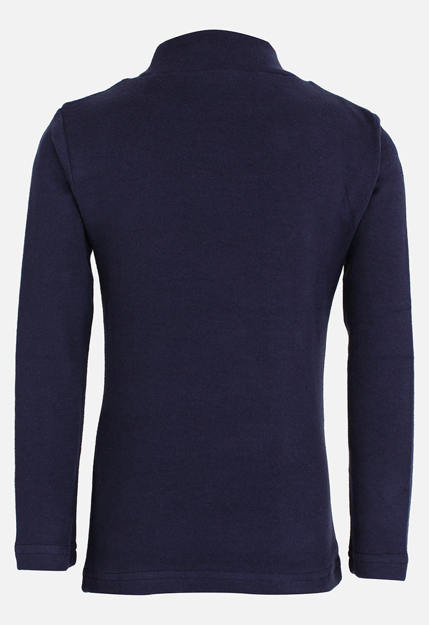 Pop Candy - Boys polo neck top - navy 