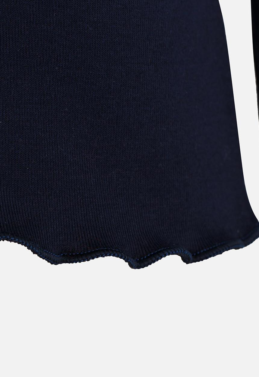 Pop Candy - Long Sleeve Polo Neck Navy
