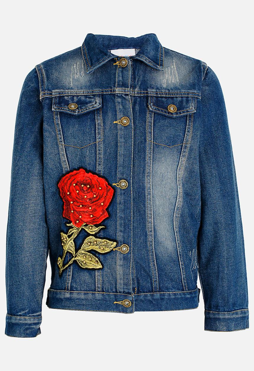 Pop Candy - Girls Denim Jacket Blue