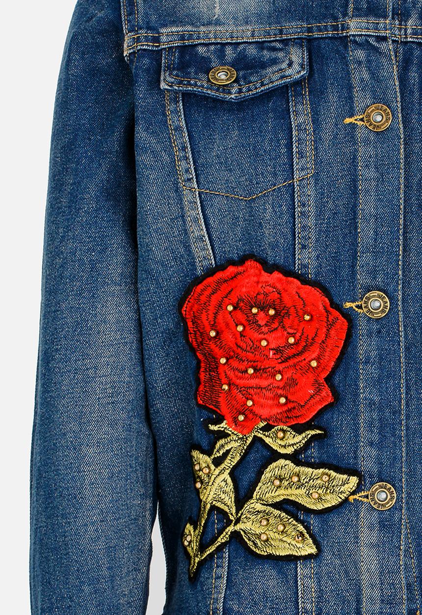 Pop Candy - Girls Denim Jacket Blue