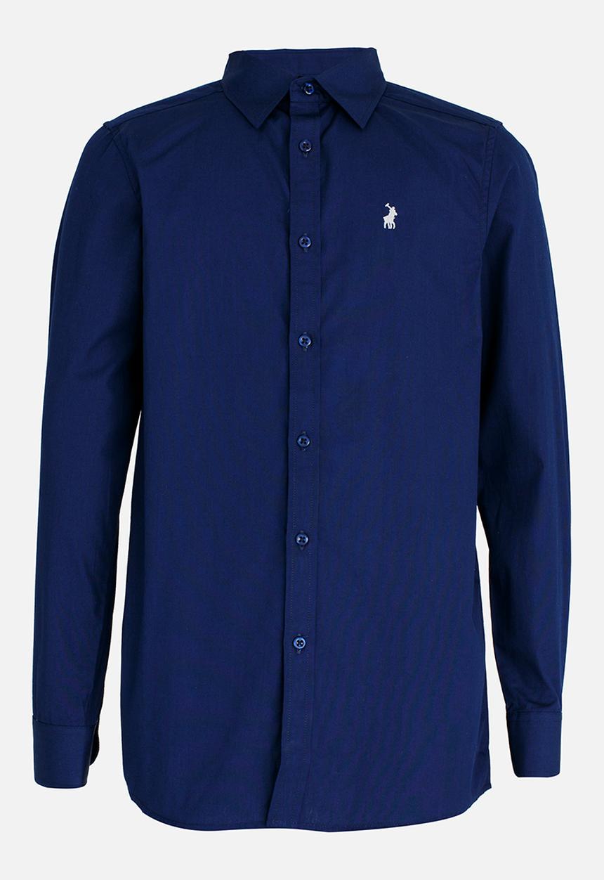 POLO - Nicholas Classic LS Shirt Navy