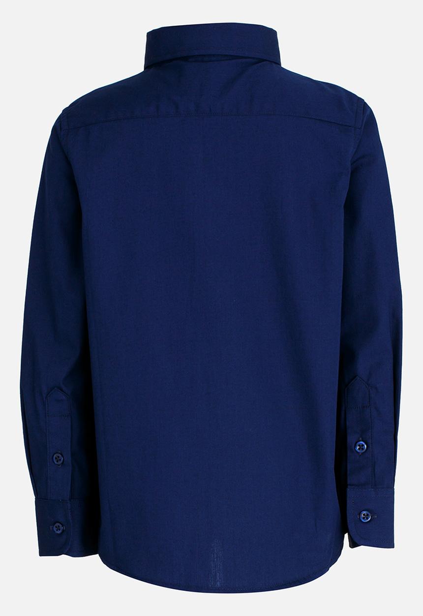 POLO - Riley LS Checked Shirt Navy