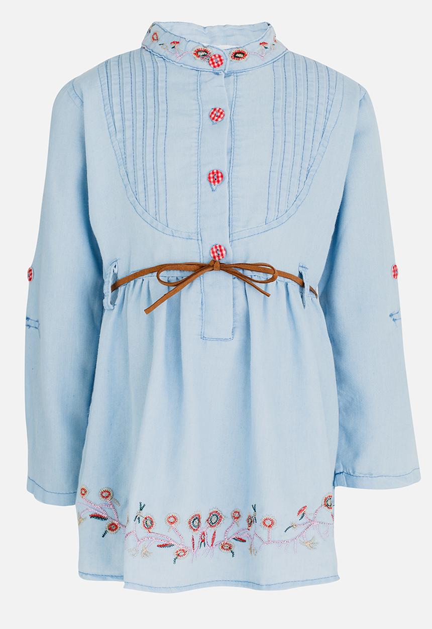 Pop Candy - Denim  Dress Multi-colour