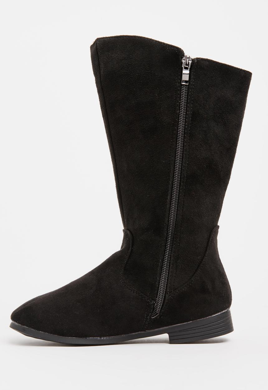 Pop Candy - Girls Star Embellished Boot Black
