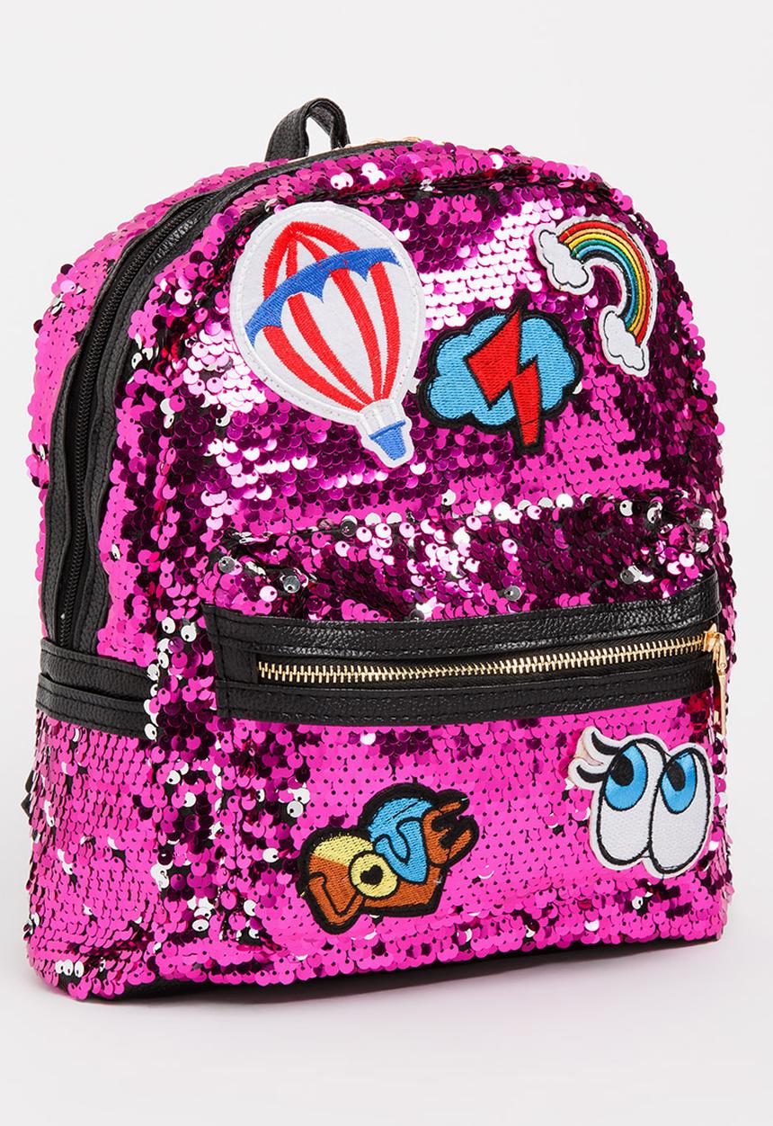 Pop Candy - Girls Sequin Backpack Multi-colour