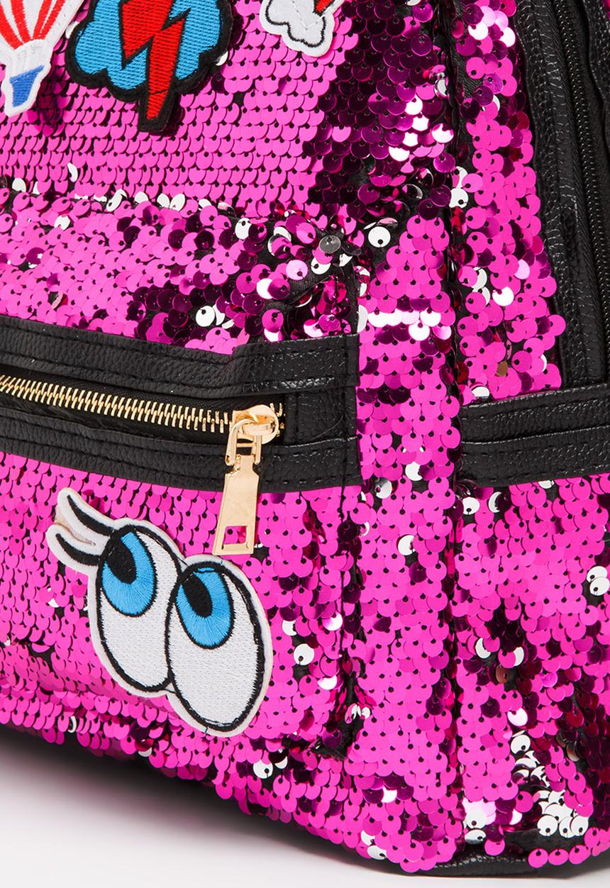 Pop Candy - Girls Sequin Backpack Multi-colour