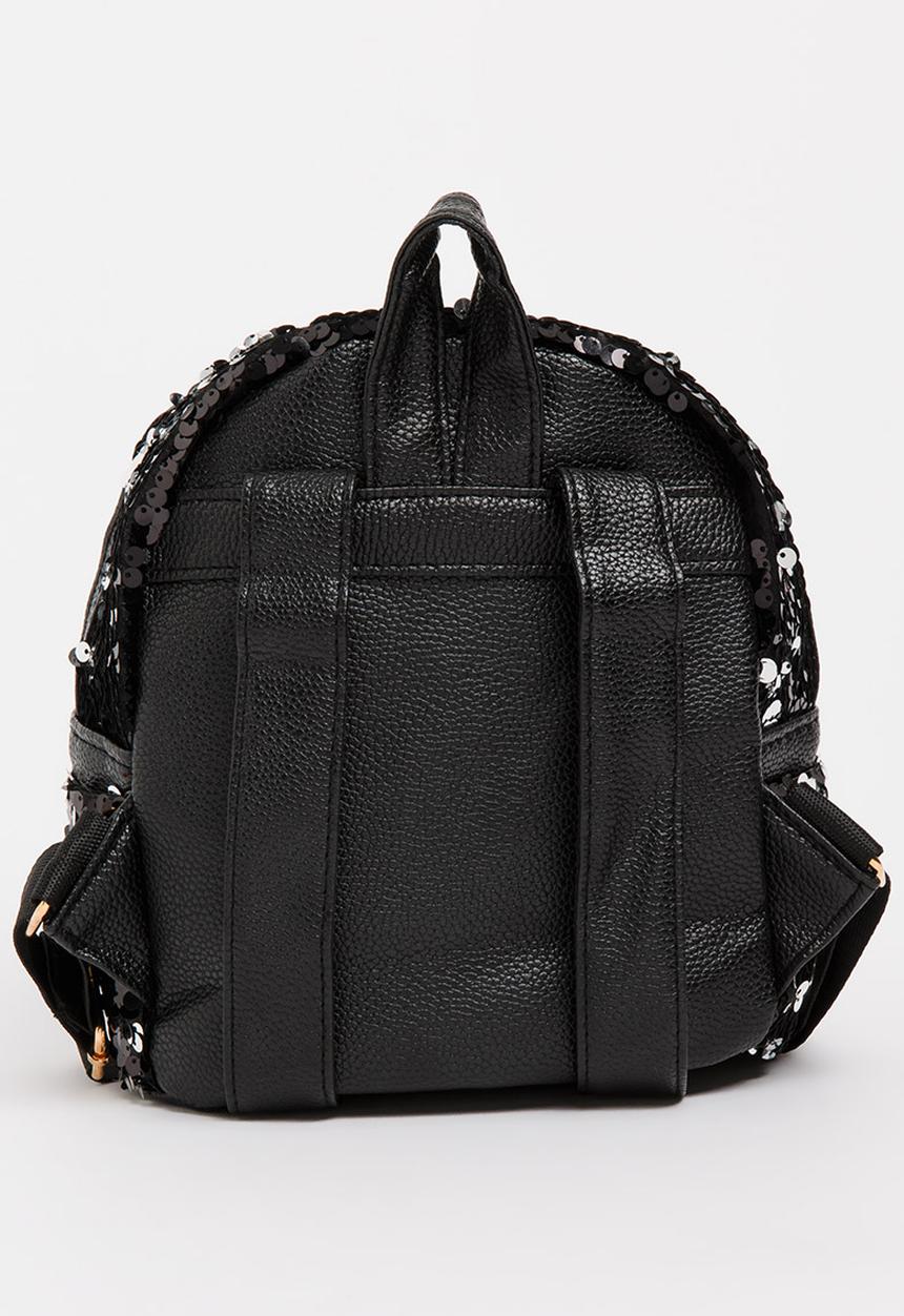 Pop Candy - Girls Sequin Backpack Black