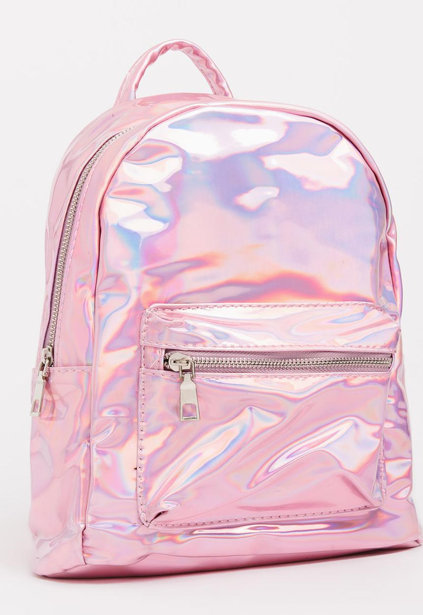 Pop Candy - Metallic Backpack Mid Pink