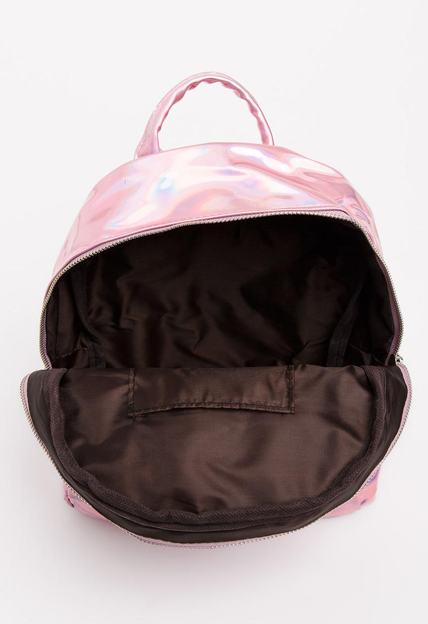 Pop Candy - Metallic Backpack Mid Pink