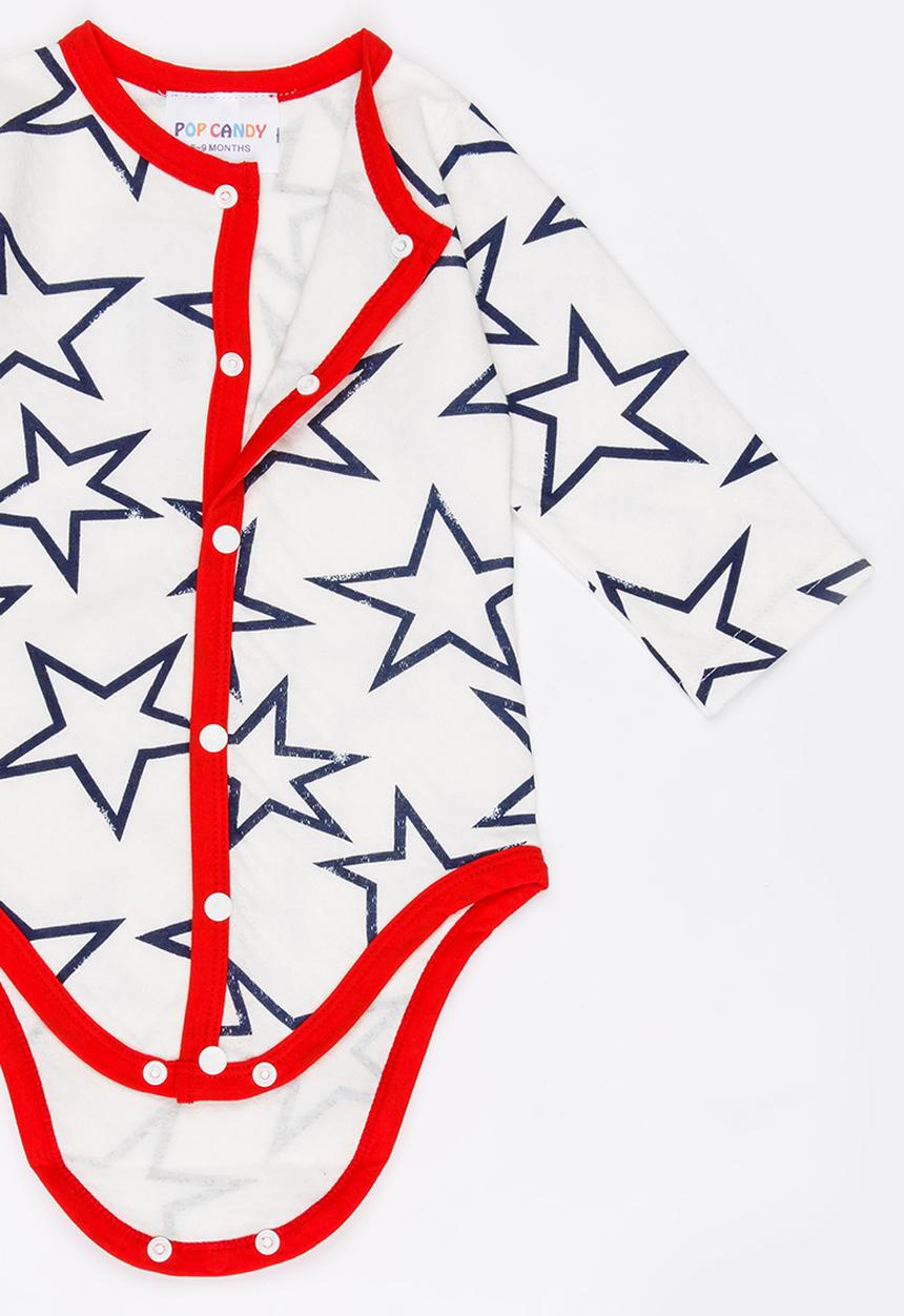 Pop Candy - Printed star bodysuit - multi