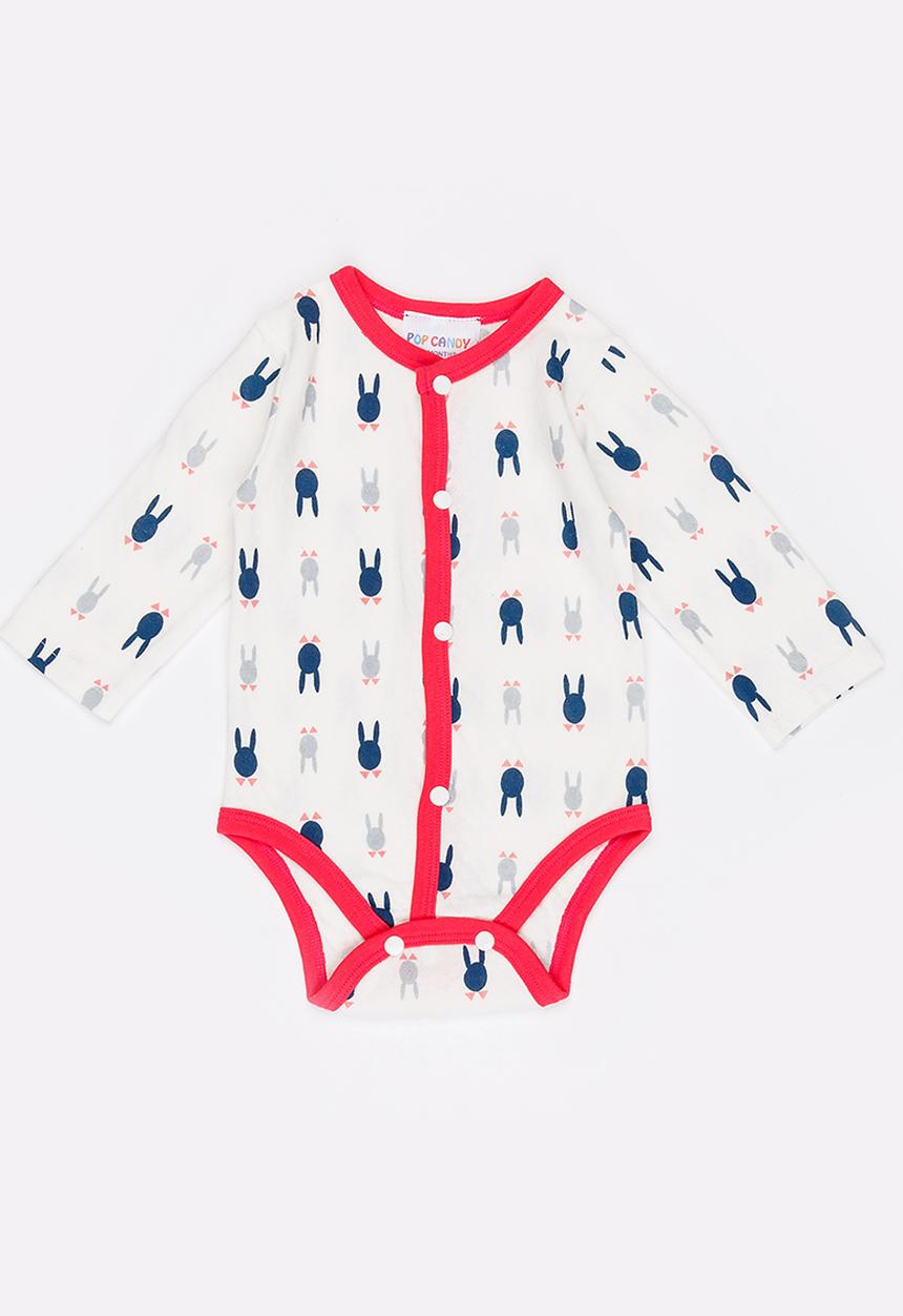 Pop Candy - Bunny print bodysuit - multi