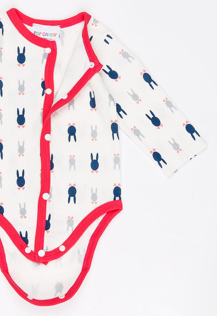 Pop Candy - Bunny print bodysuit - multi