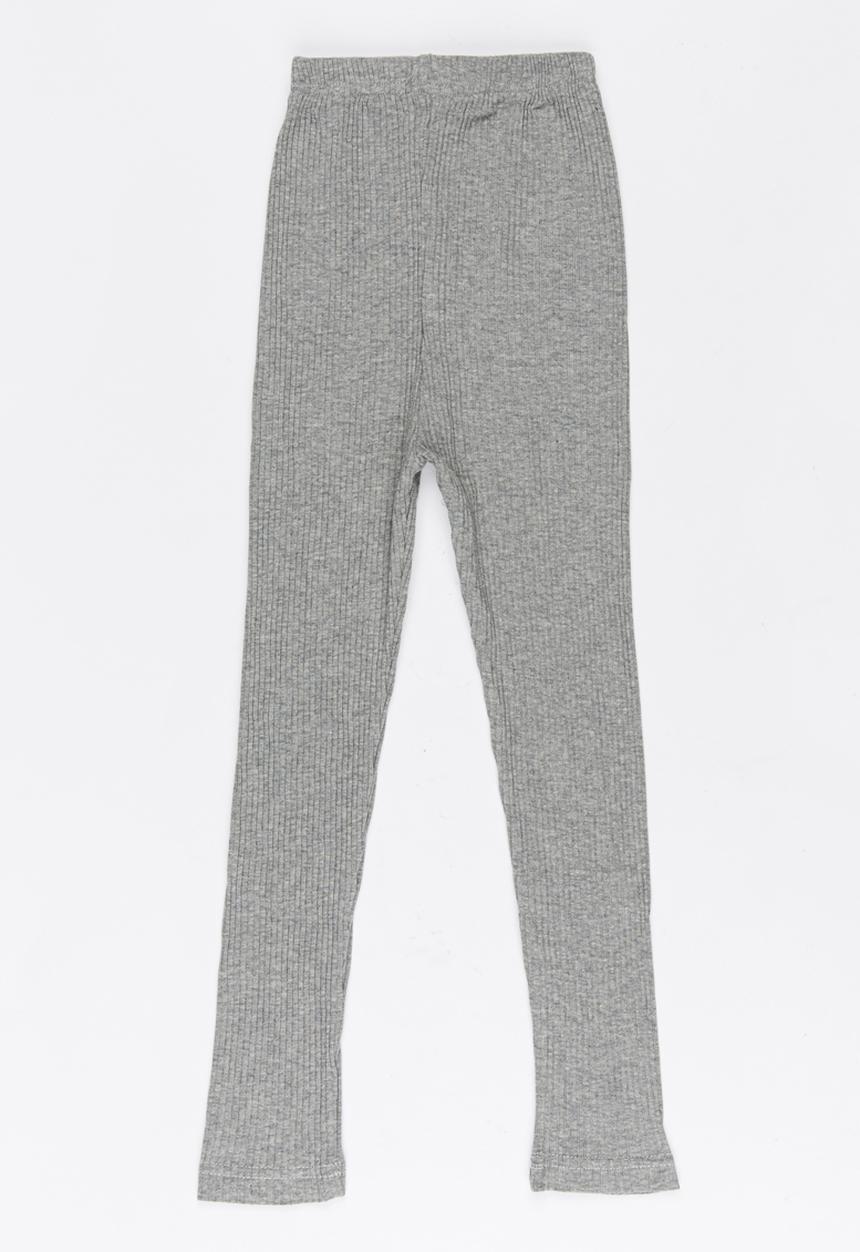 Pop Candy - Girls Ribbed Legging Grey