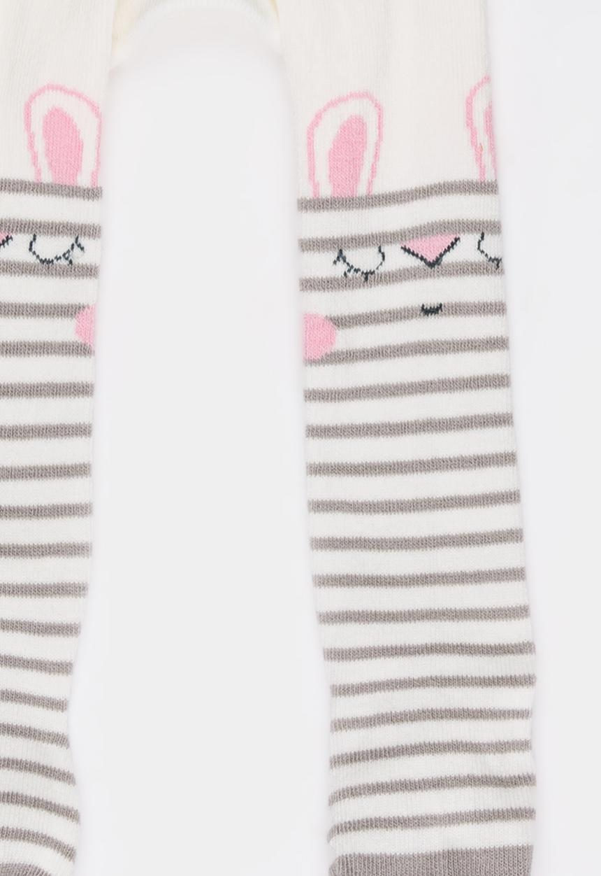 Soobe - Girls Stripe Socks Cream
