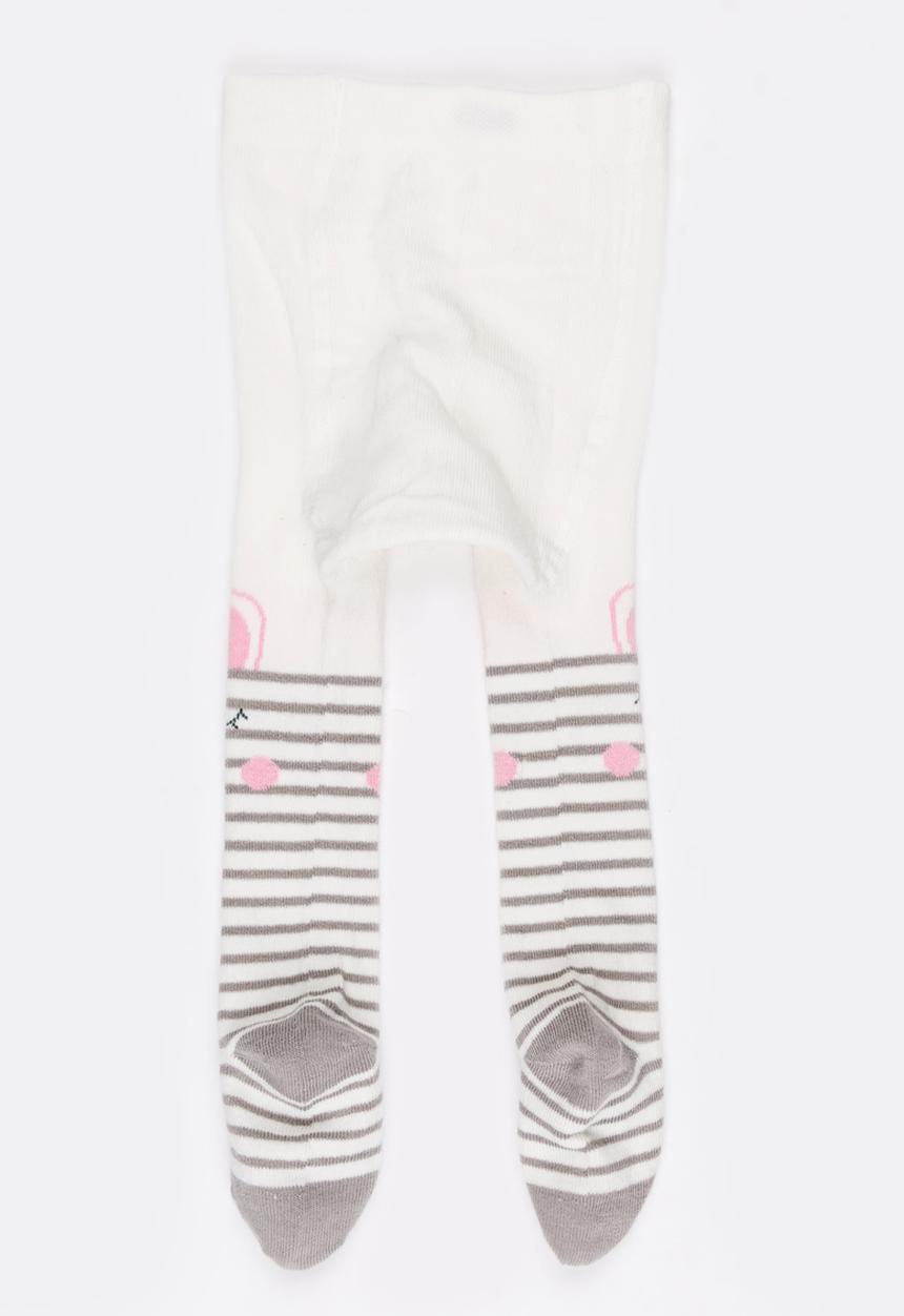 Soobe - Girls Stripe Socks Cream