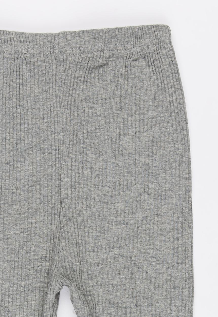 Pop Candy - Girls Ribbed Legging Grey