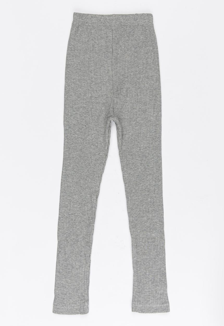 Pop Candy - Girls Ribbed Legging Grey