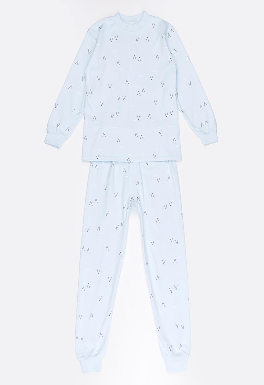 Pop Candy - Boys  Printed Sleep Set Pale Blue