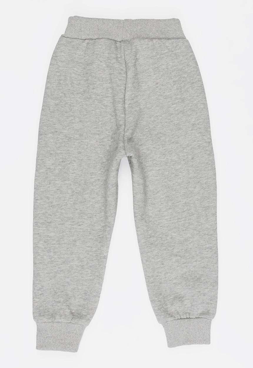 Pop Candy - Colour Block Track Pants Pale Grey