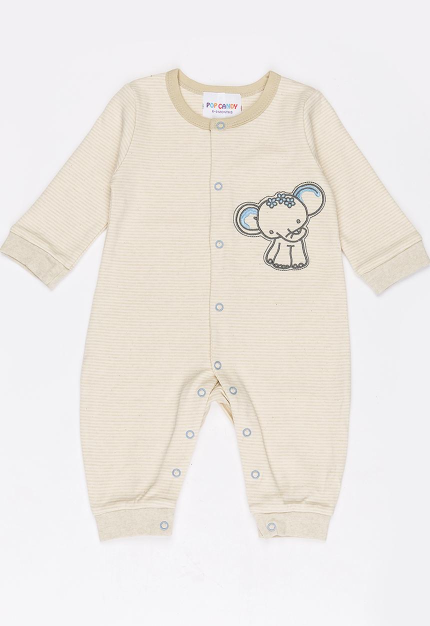 Pop Candy - Printed Sleepsuit Cream
