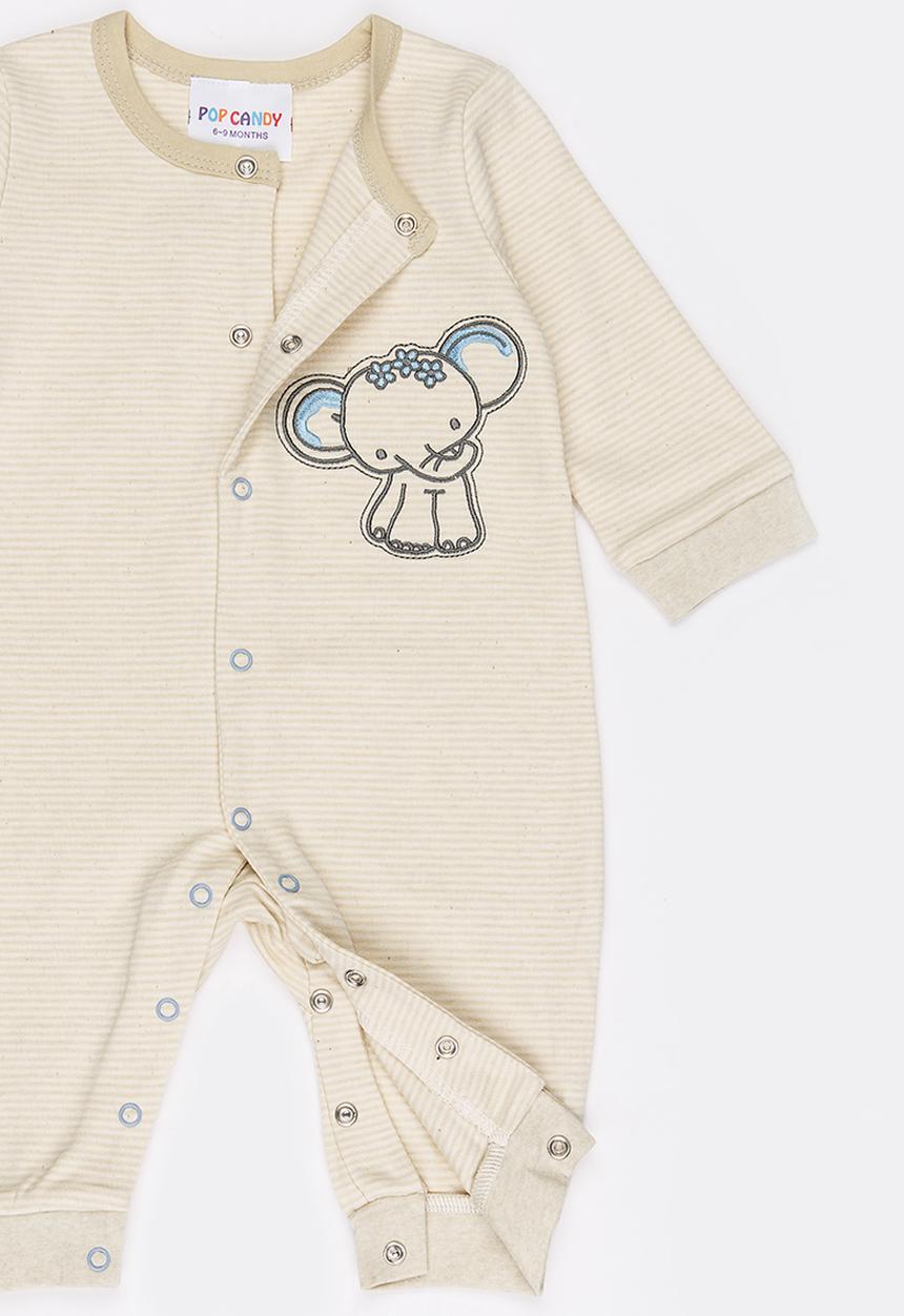 Pop Candy - Printed Sleepsuit Cream