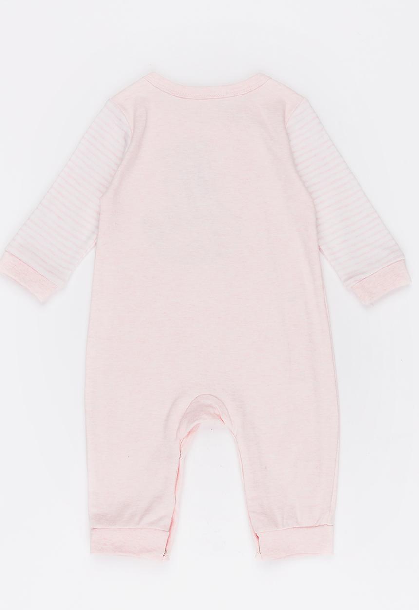 Pop Candy - Printed Sleepsuit Pale Pink