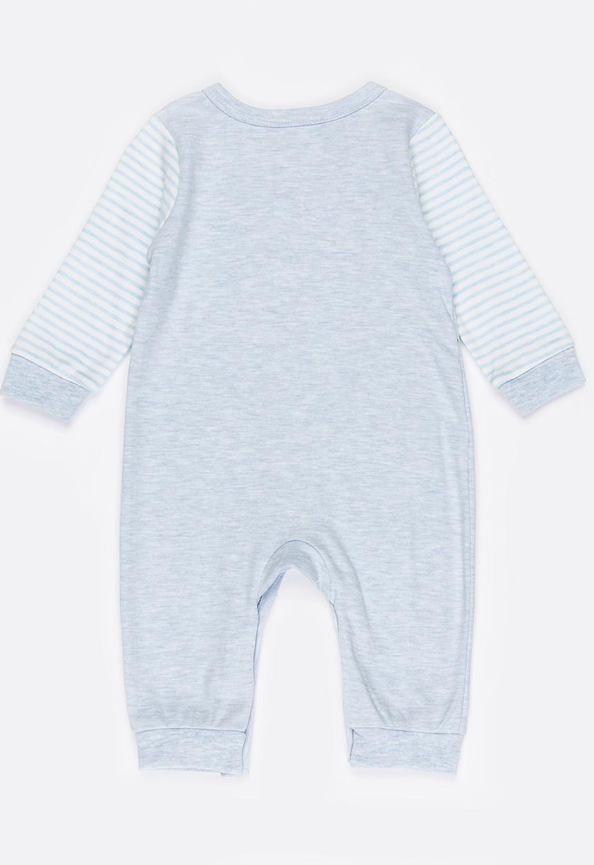Pop Candy - Printed Sleepsuit Pale Blue