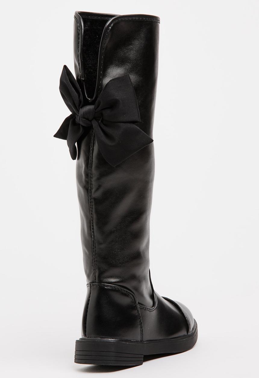 Pop Candy - Girls Knee-Length Boot Black
