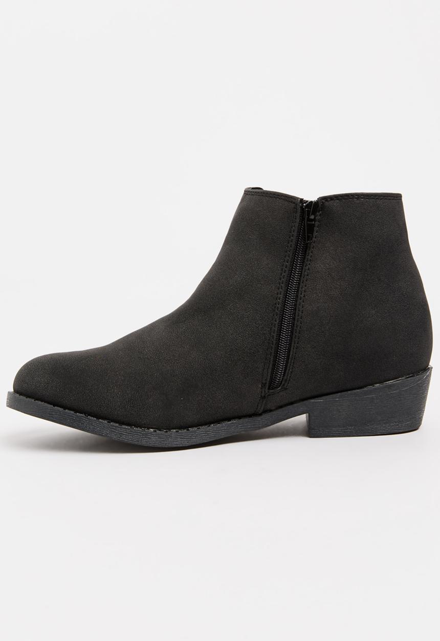 Awol - Girls Fringe Boot Black
