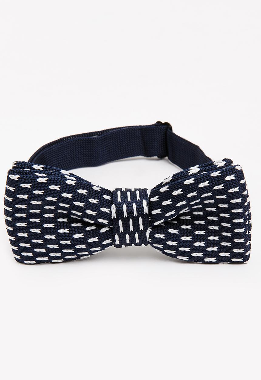 Only & Sons - onsTheis Woven Bow Tie Dark Blue