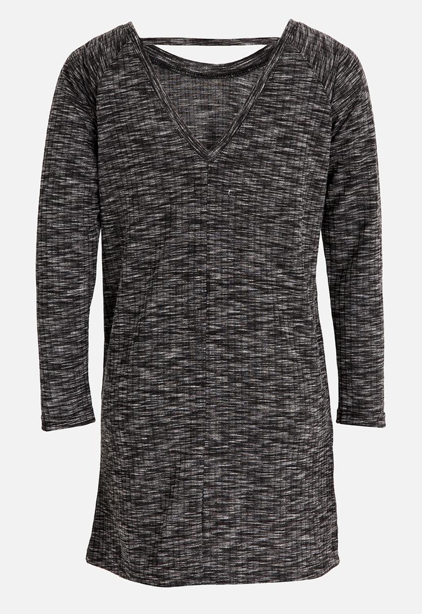 Lizzy - Taran V Back Dress Black