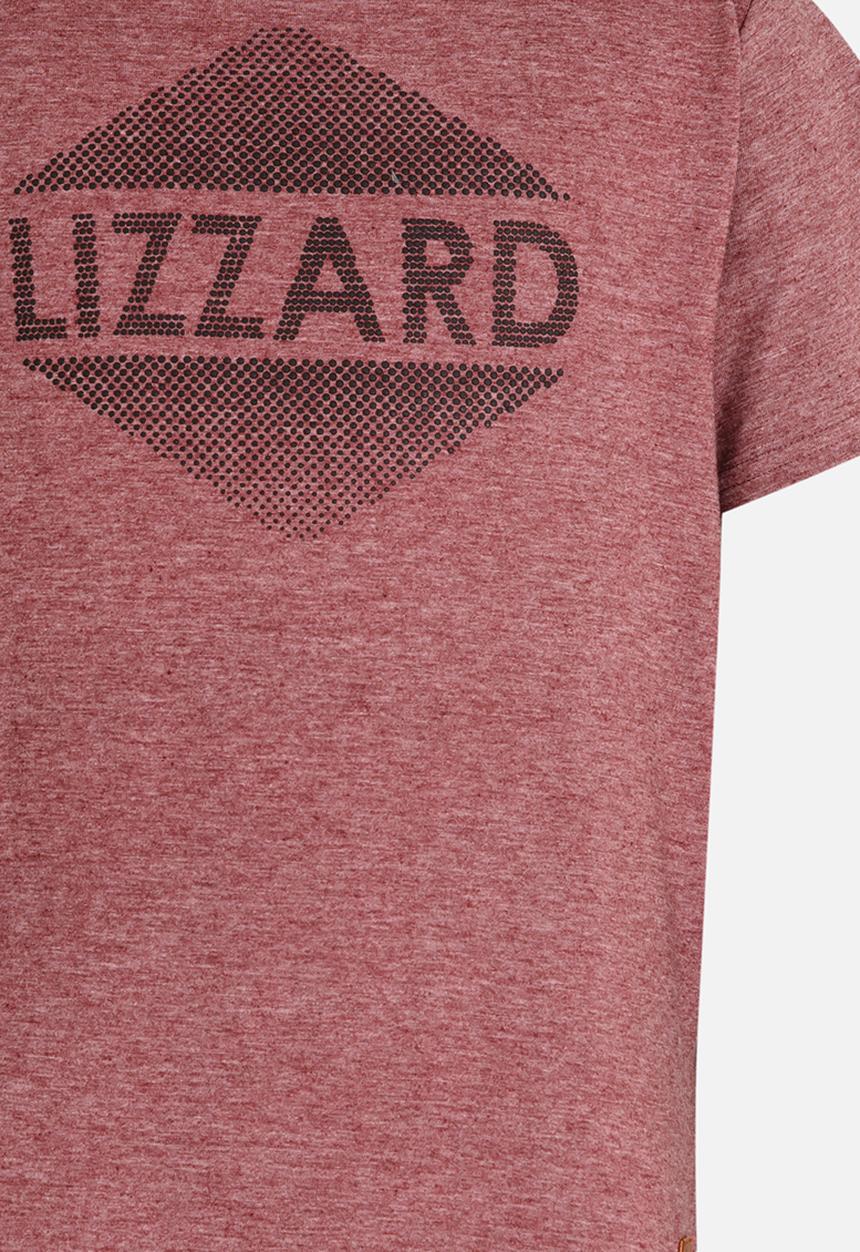 Lizzard - Tore Printed Tee Burgundy