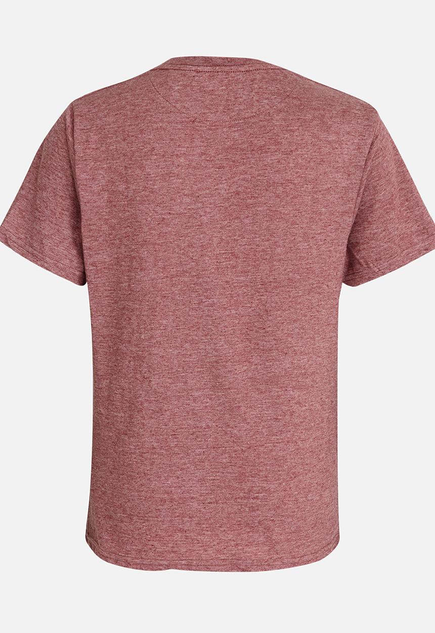 Lizzard - Tore Printed Tee Burgundy