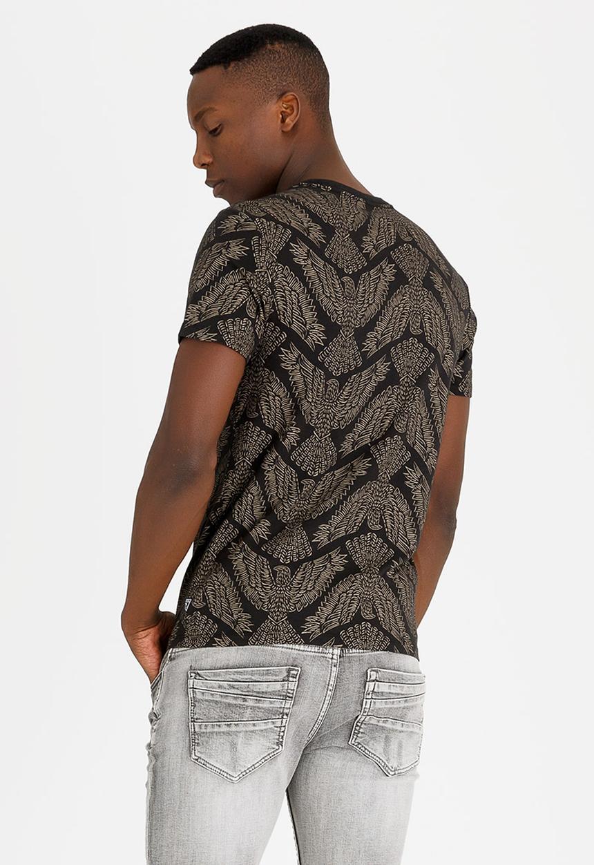 GUESS - Diplo Eagle Crew Tee Black