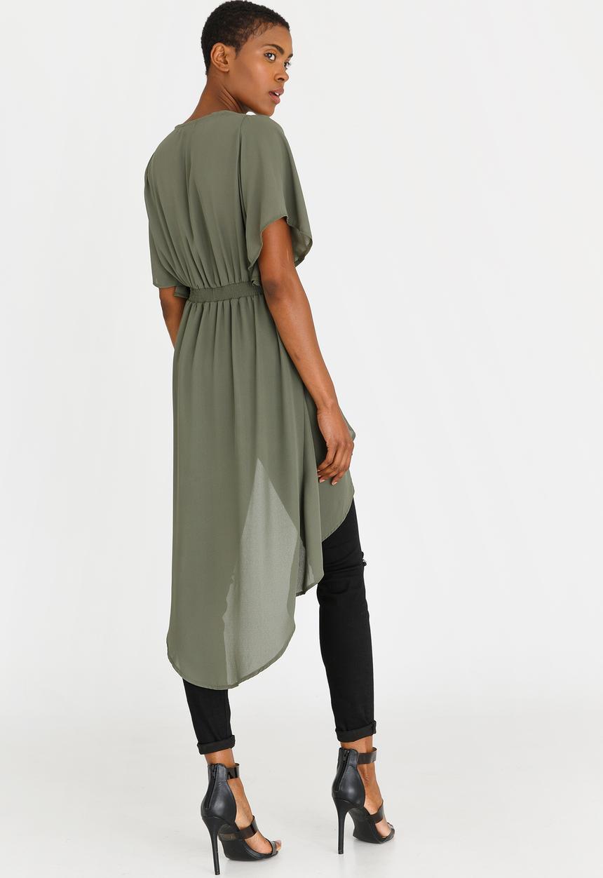STYLE REPUBLIC - Hi Lo Blouse Khaki Green