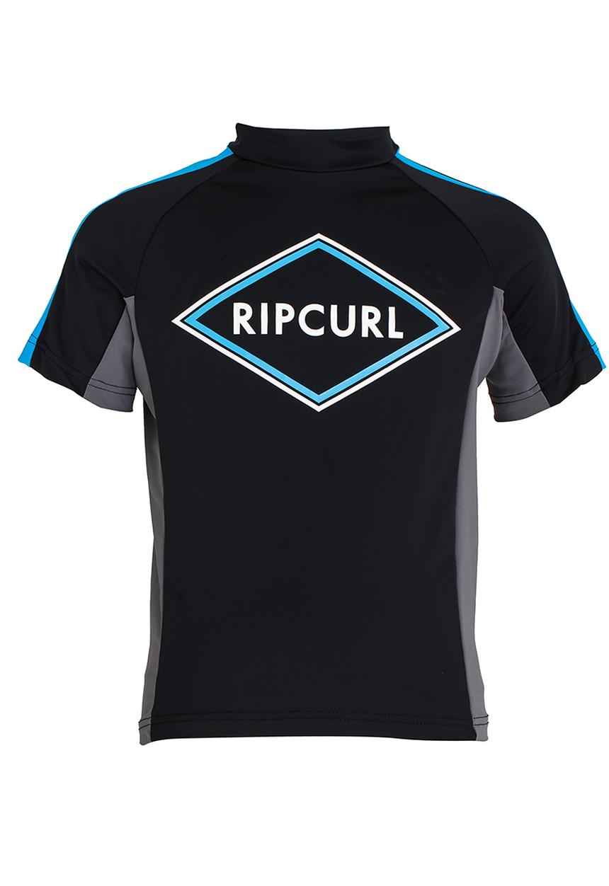 Rip Curl - Diamond Stripe Rashie Black